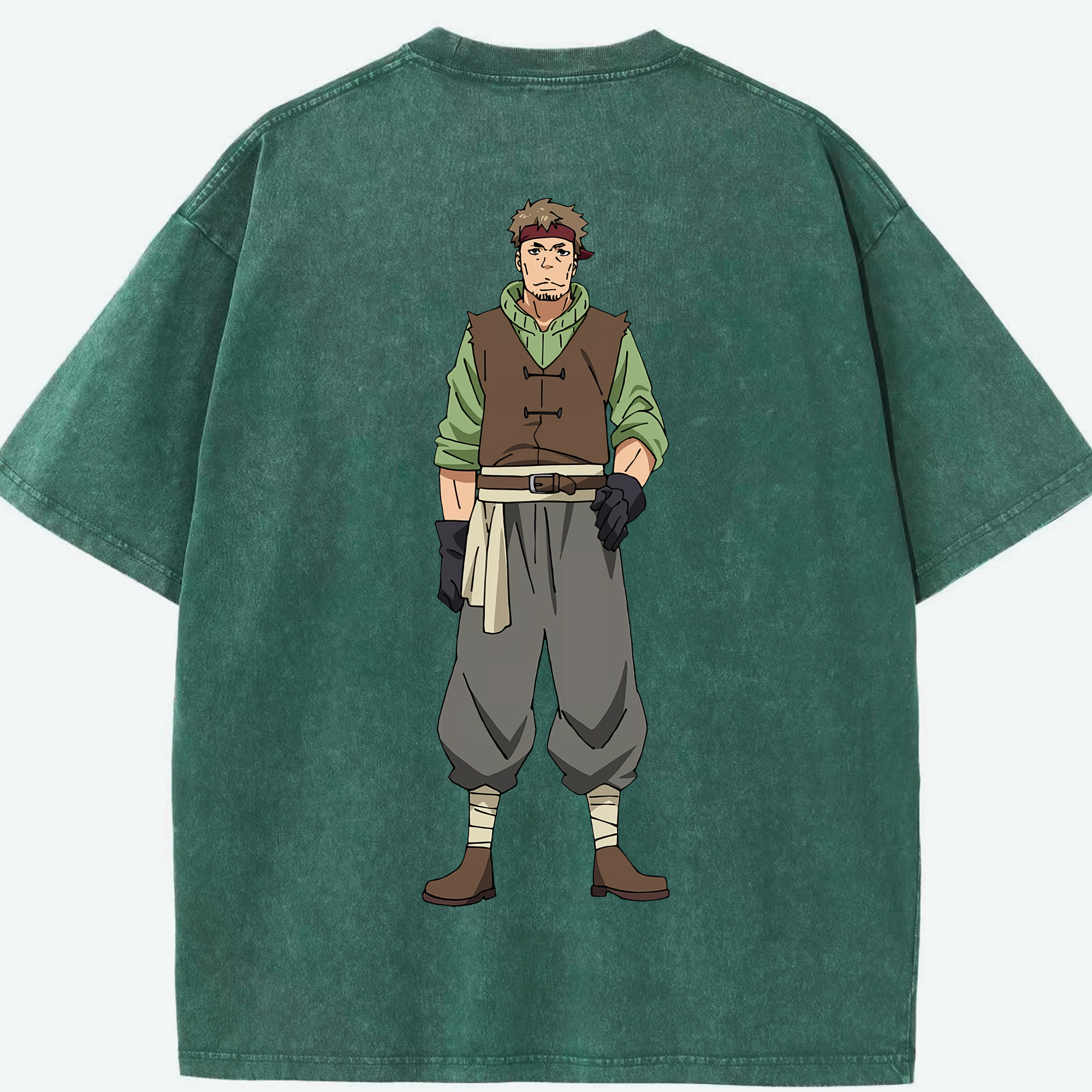 （画像用） 転スラ Regarding Reincarnated to Slime 綿100% ヴィンテージ風 半袖Tシャツ（背面プリント）